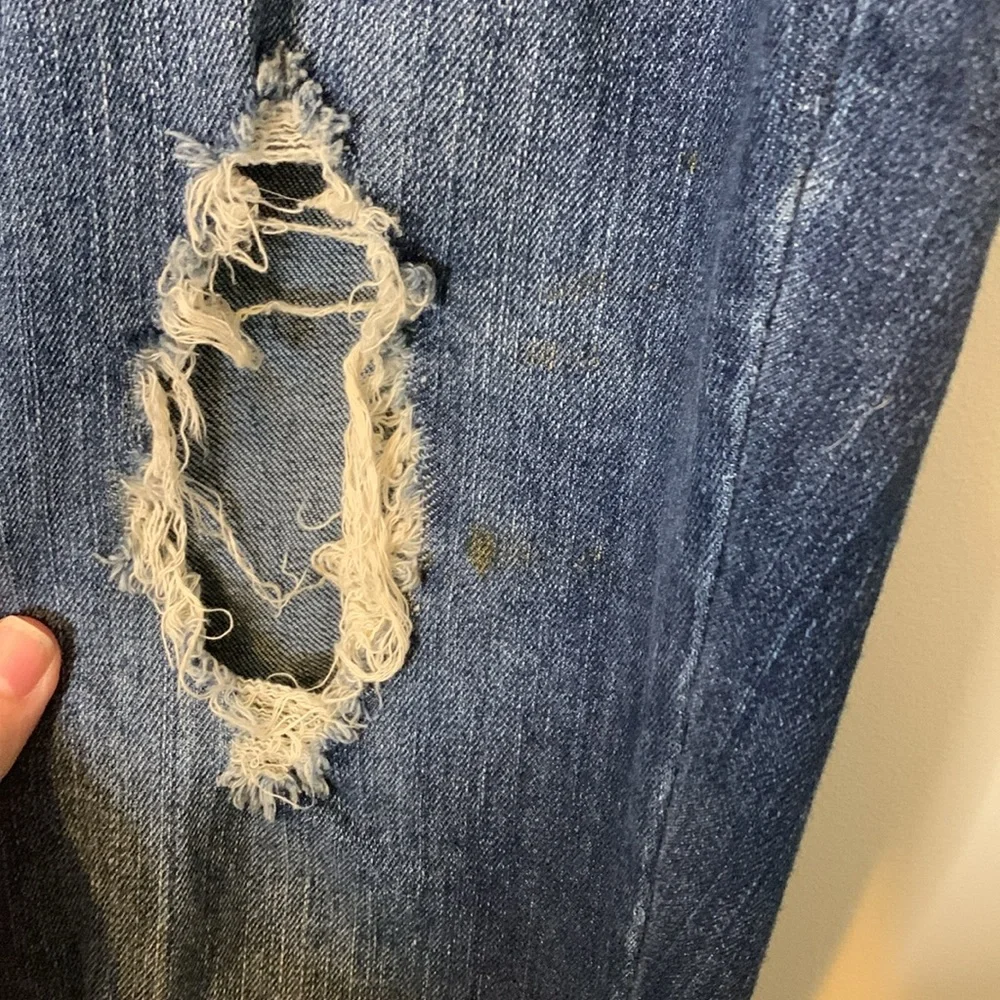 Mudd Straight Leg Distressed Jeans Size 15